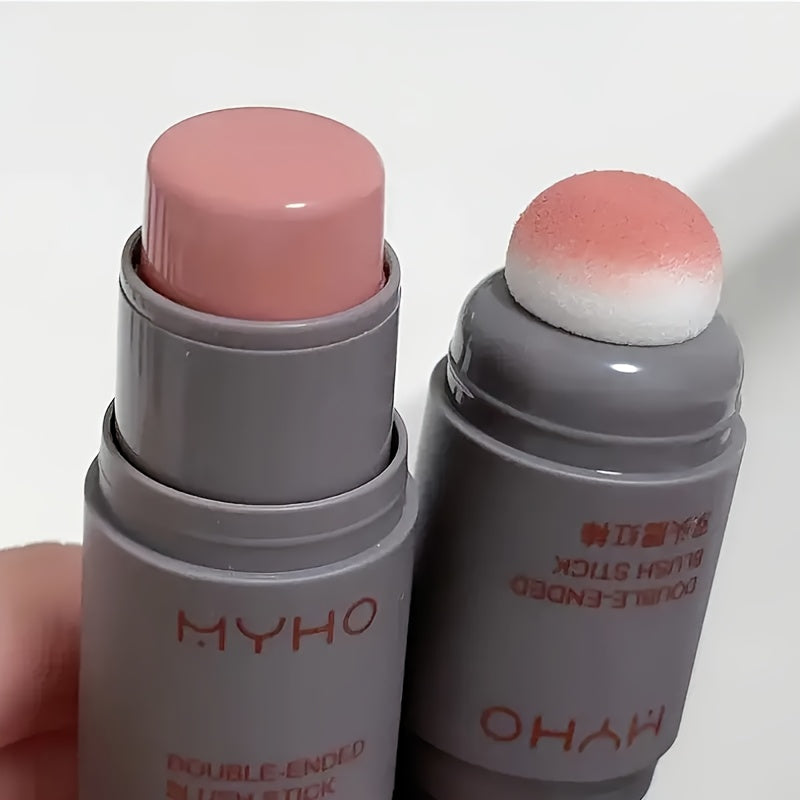 Long-Lasting Dual-Use Matte Blush Stick for Cheeks and Lips