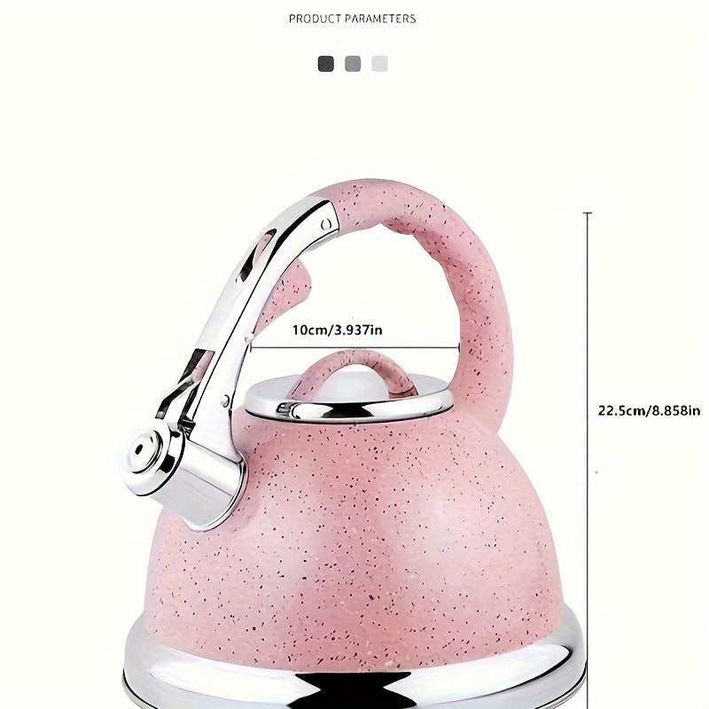 Stainless Steel 3.5L Whistling Tea Kettle for Stovetop and Induction
