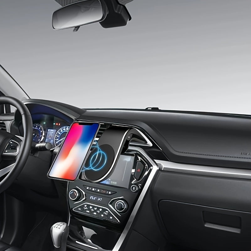 Magnetic Phone Mount Vent Holder Aluminum Alloy 360° Rotation Rust-Resistant