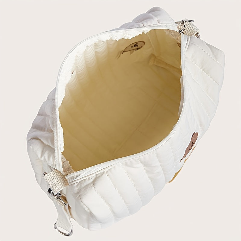 Portable Diaper Bag Organizer for Strollers Polyester Storage Bag with Double Buckle