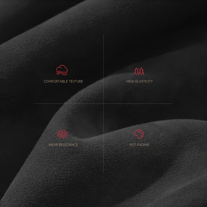 Katta o'z-o'zidan yopishqoq zamsh mato, bir rangli, faqat quruq tozalash, zargarlik ko'rsatish yoki avtomobil ichki bezatish uchun DIY sovg'a qutisi bilan birga keladi.