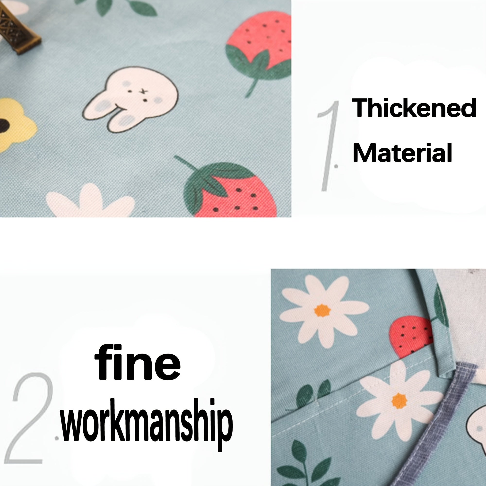 Adjustable Waterproof Apron with Large Pocket for Cooking and Baking Unisex