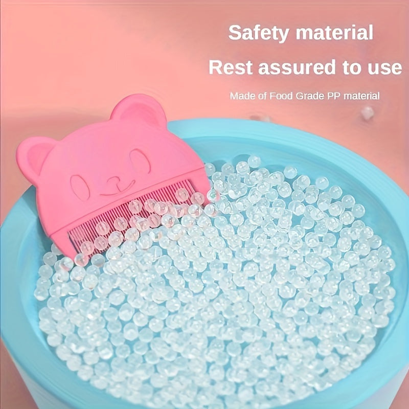 Baby Hair Care Set with Comb and Scalp Massager for Gentle Detangling and Washing