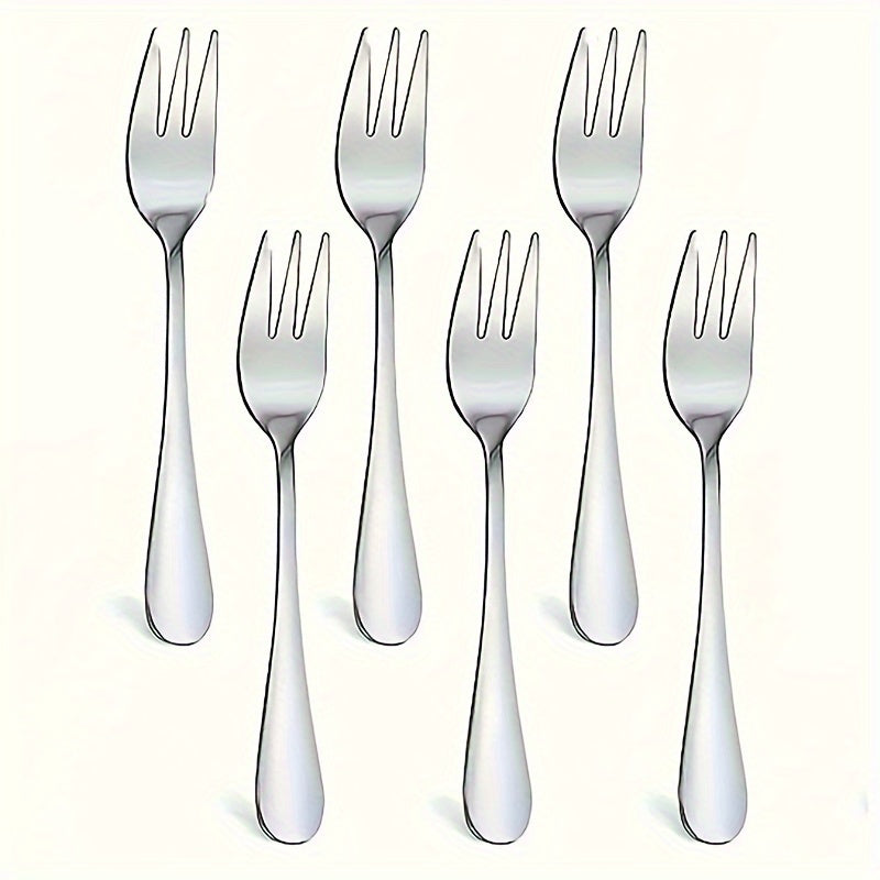 Stainless Steel Dessert Forks Set 6/12 Pieces for Appetizers Salads and Fruit