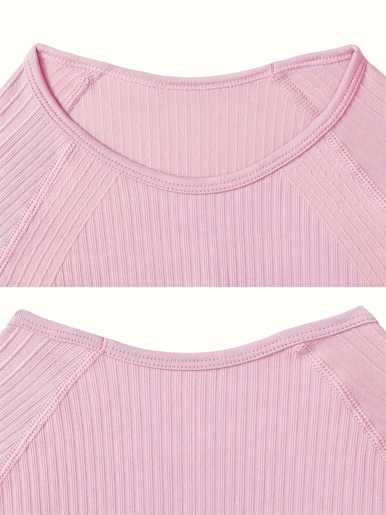 Ayollar uchun 2 ta sport to'plami: yoga bluzkasi va sport legginslari.