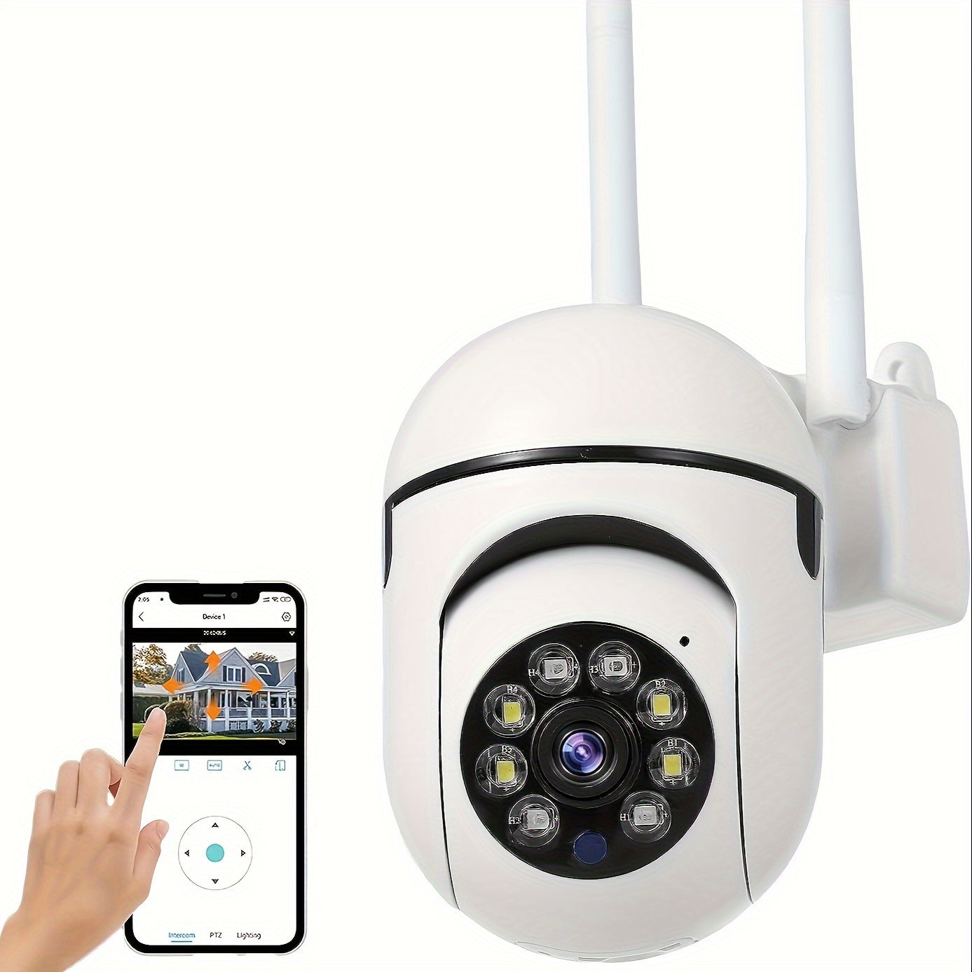 Wireless Security Camera 1080P HD Wi-Fi Motion Detection Night Vision Indoor Surveillance