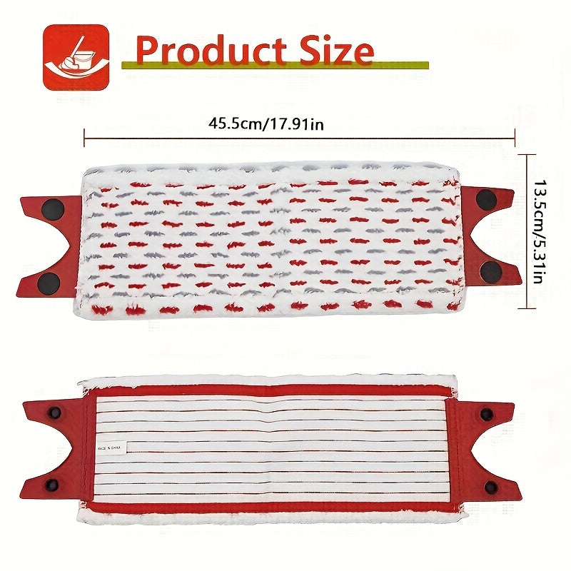 Microfiber Mop Replacement Pads for Flat Head Attachments 1-Pack