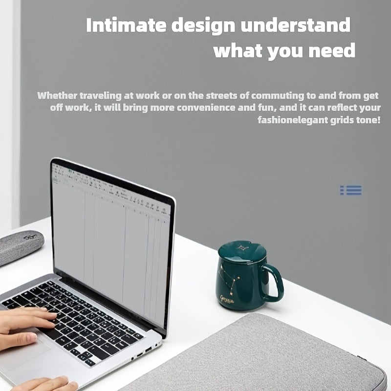 Funda para portátil de lino compatible con TSA, para portátiles de 13-16 pulgadas en negro, rosa y gris