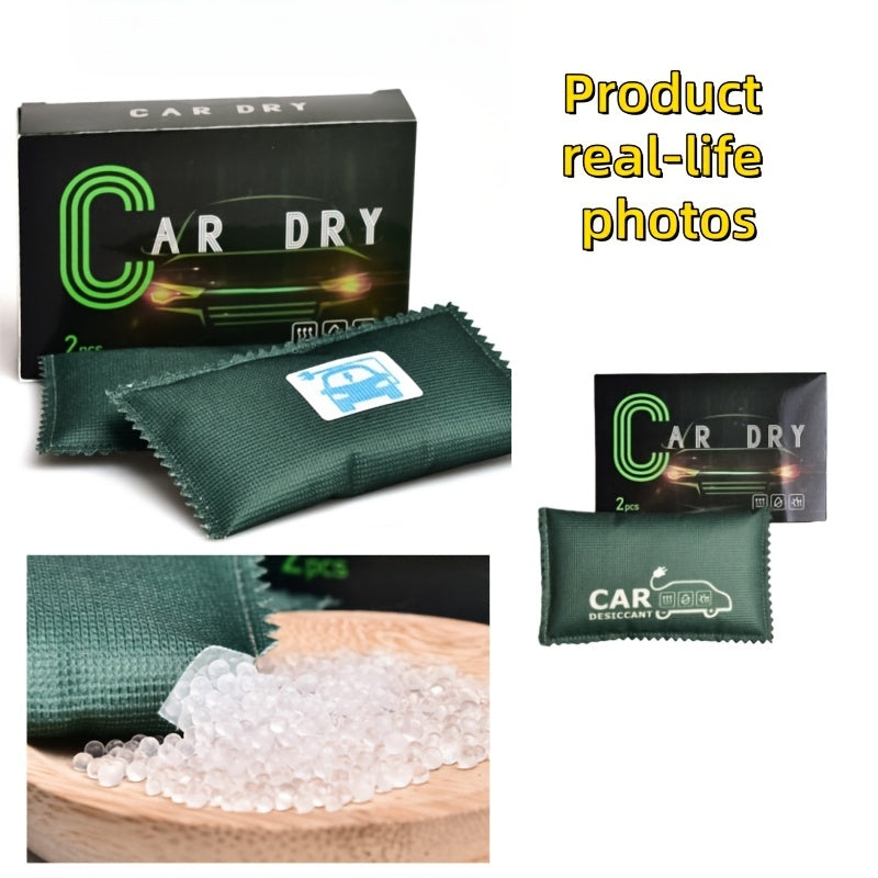 Bolsa deshumidificadora para coche 100g, absorbente de humedad reutilizable para el interior del coche