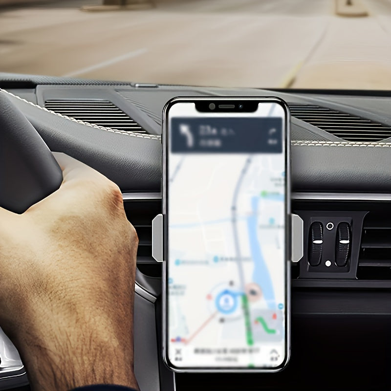 Avtomobil havo ventilyatori uchun telefon tutgichi, Snap-On, 360 daraja aylanadigan, ko‘p funksiyali