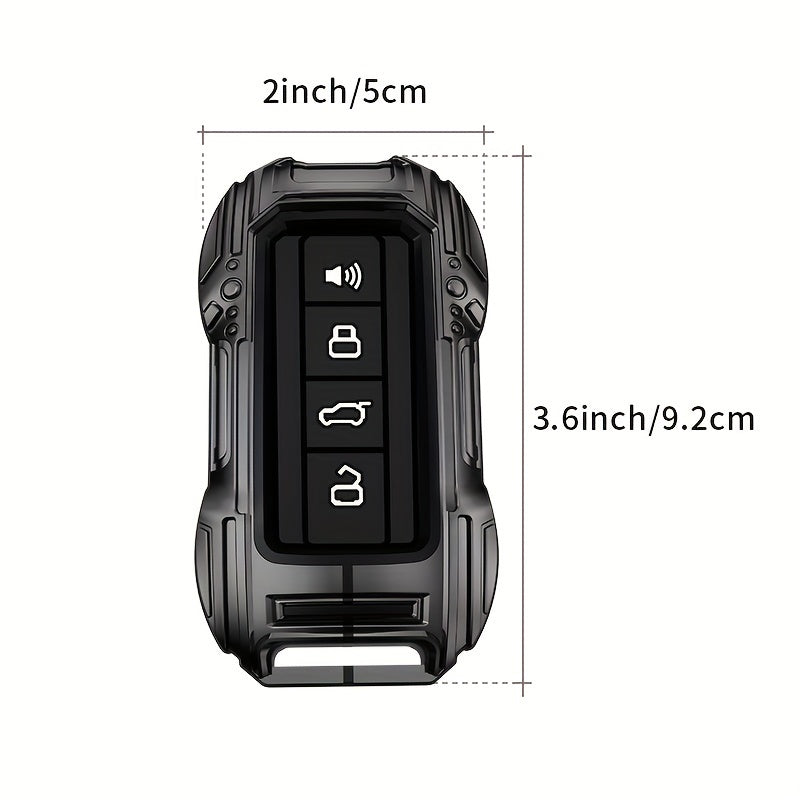 Universal Zinc Alloy Car Key Fob Cover Durable Key Case Accessory