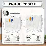 Kitchen Appliance Cover for Mixer and Coffee Machine Foldable Dust Cover with Pocket and Handle