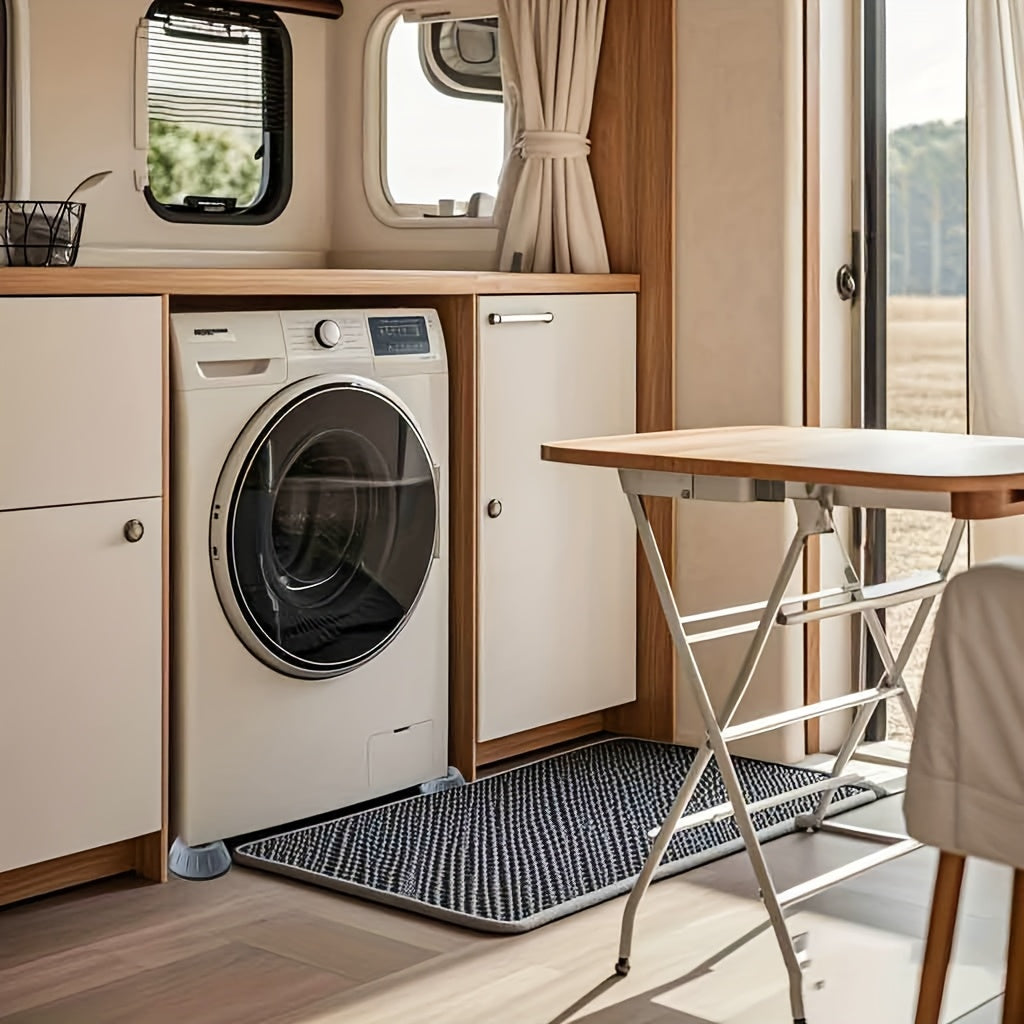 4 Pack Washing Machine Support Pads Shock Absorbing Noise Reducing Anti-Slip