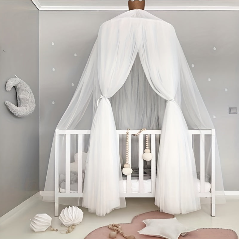 Children's Princess Bed Canopy Dome Tent Mesh Bed Curtain for Kids Bedroom Decoration
