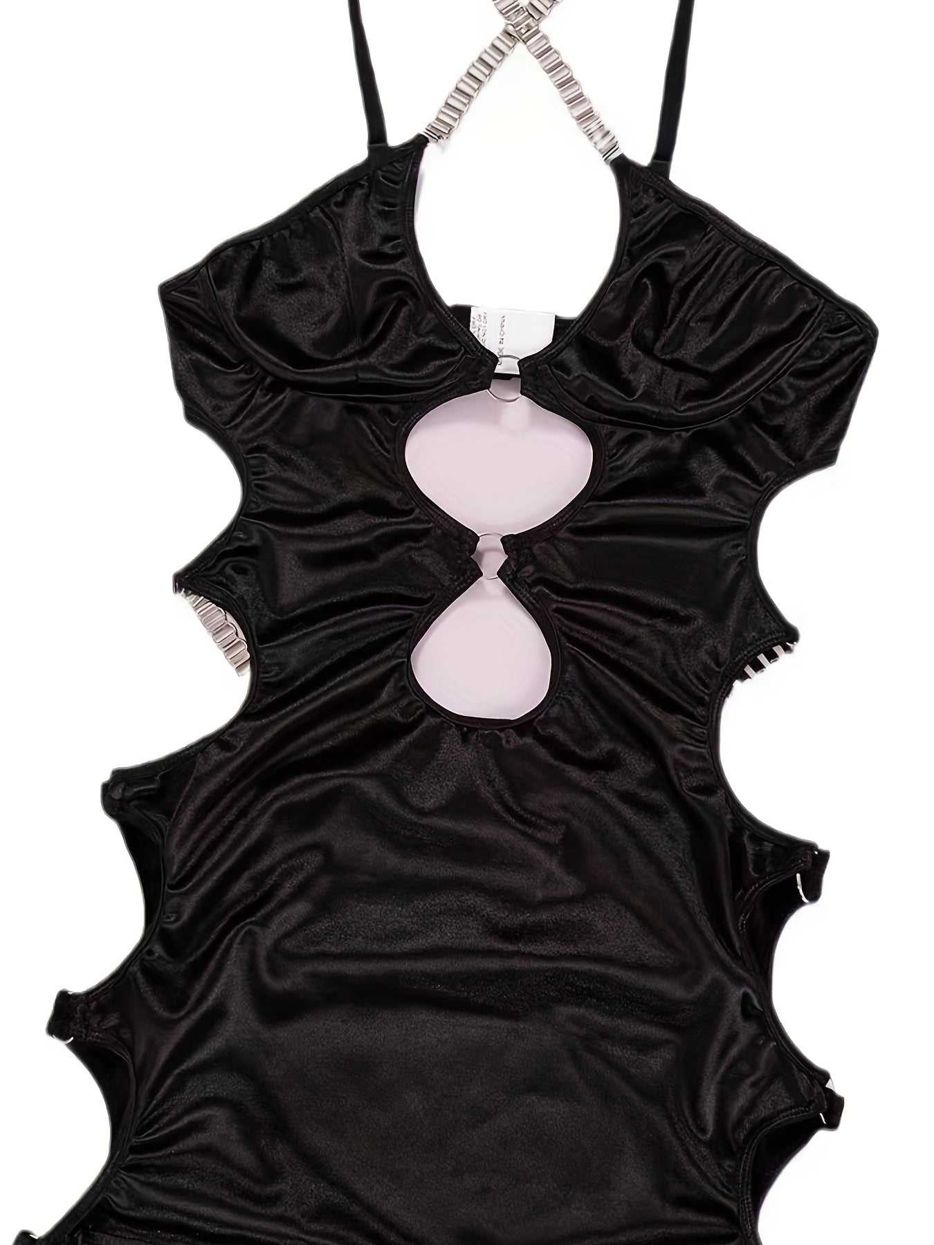 Women's Backless Body Suit for European and American Fashion Black or White