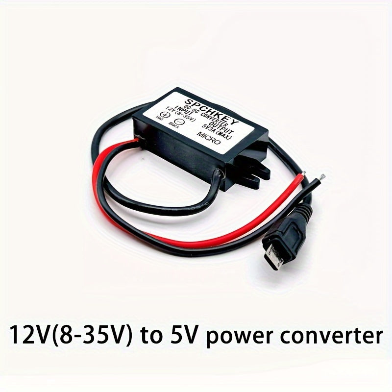 DC Quvvat Konvertori 24V/12V dan 5V Micro Ulanish uchun Past Voltajli Quvvat ta'minoti