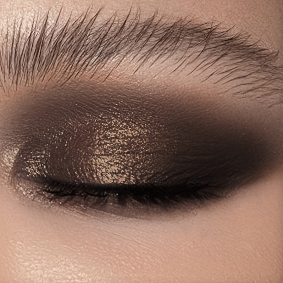 Lápiz de sombra de ojos marrón para mujer — Intensifica y resalta, con brillo, retráctil