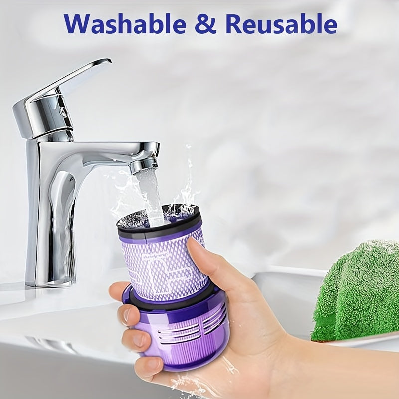 Washable HEPA Vacuum Filter for Dyson V11 Series Compatible with Models Animal Absolute Torque Drive Fluffy Complete Pro SV14