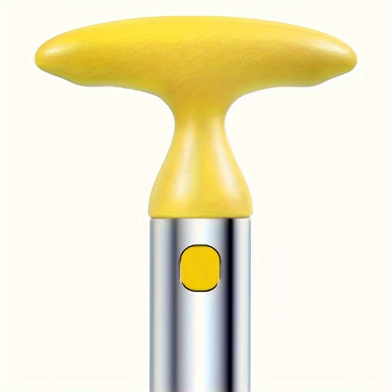 Stainless Steel Pineapple Corer and Slicer, Rustproof, Easy to Use, Detachable Handle