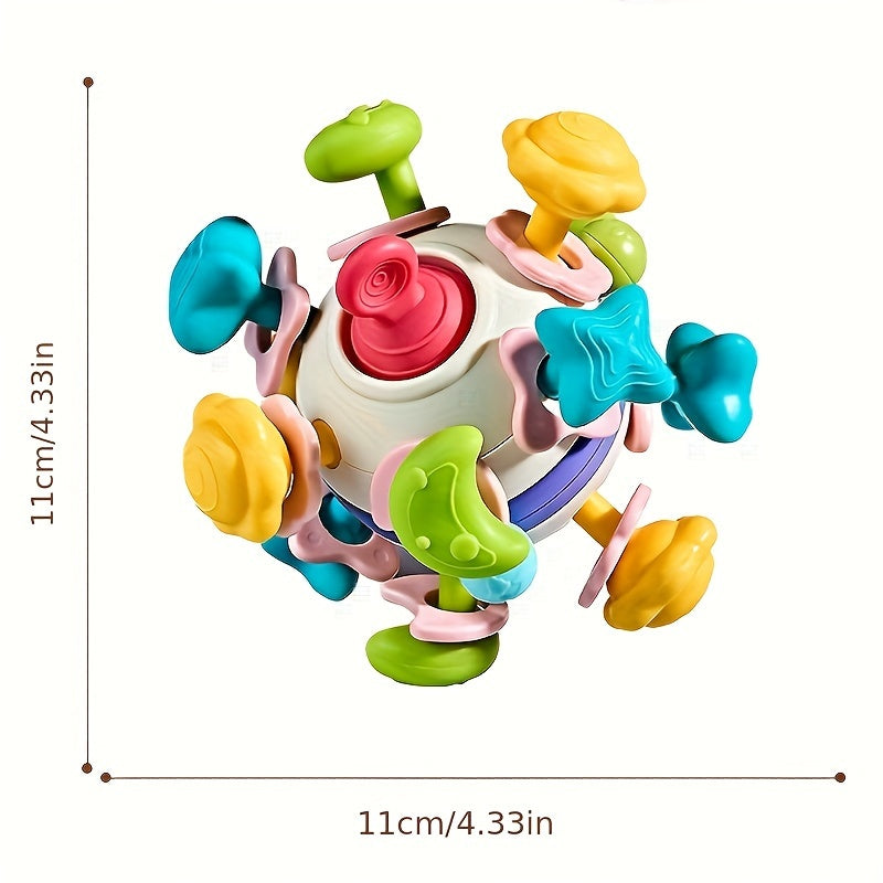 Baby Soft Training Toy for Infants Hand-Grabbing Practice Manhattan Space-Ball Theme