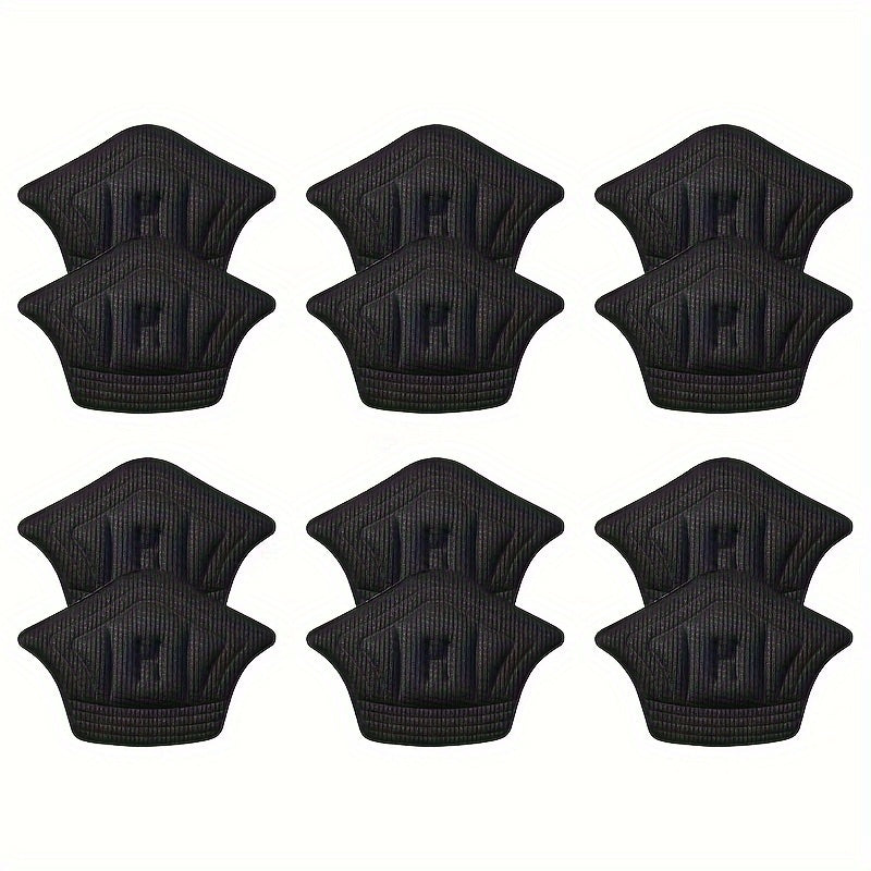 6 Pairs EVA Heel Cushion Pads Support Inserts for Sneakers and Sports Shoes