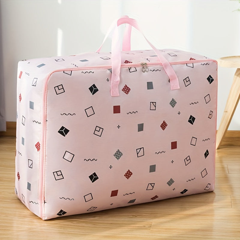 Bolsa de almacenamiento de gran capacidad, impermeable, de tela Oxford, para ropa, ropa de cama, juguetes y organización del hogar