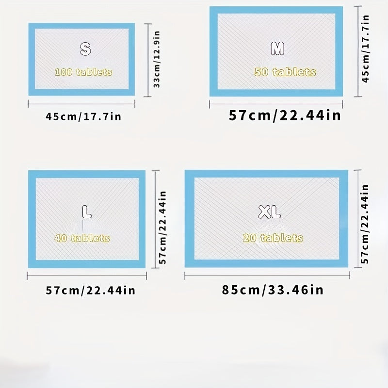 Leak-Proof Absorbent Dog Pee Pads for Housebreaking and Incontinence Management