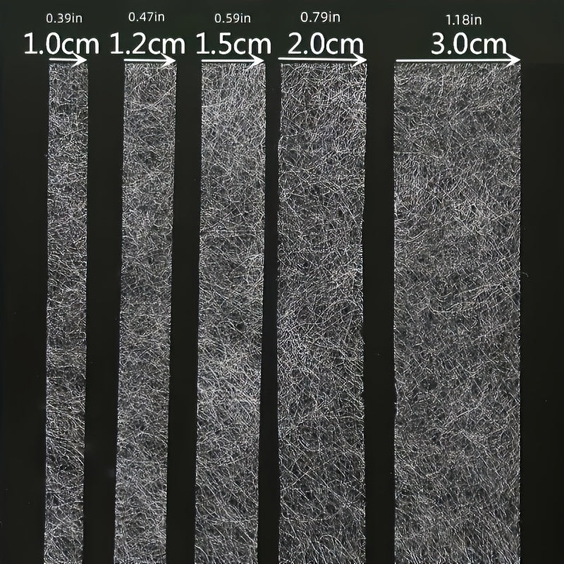 Double-Sided Hot Melt Adhesive Mesh Film Lining Strips for Ironing and DIY Patchwork