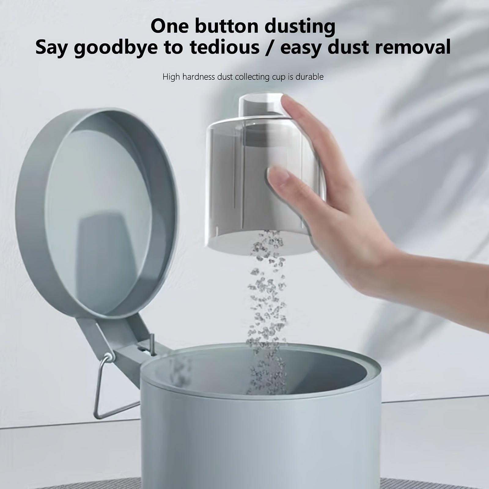 1 шт. Высокопроизводительный беспроводной пылесос с силой всасывания 15 кПа - стильный черный ручной, USB перезаряжаемый, низкий уровень шума, простое управление одной кнопкой для дома и автомобиля с насадкой для щелей и корпусом из АБС.