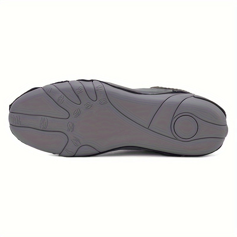 Men's Plus Size Casual Sneakers Microfiber Uppers Breathable Lace-Up All-Season