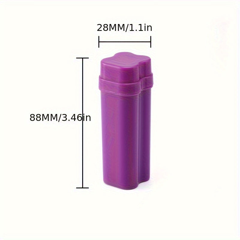 Unisex Plastic Dual Cigarette Case Portable Smoking Accessory