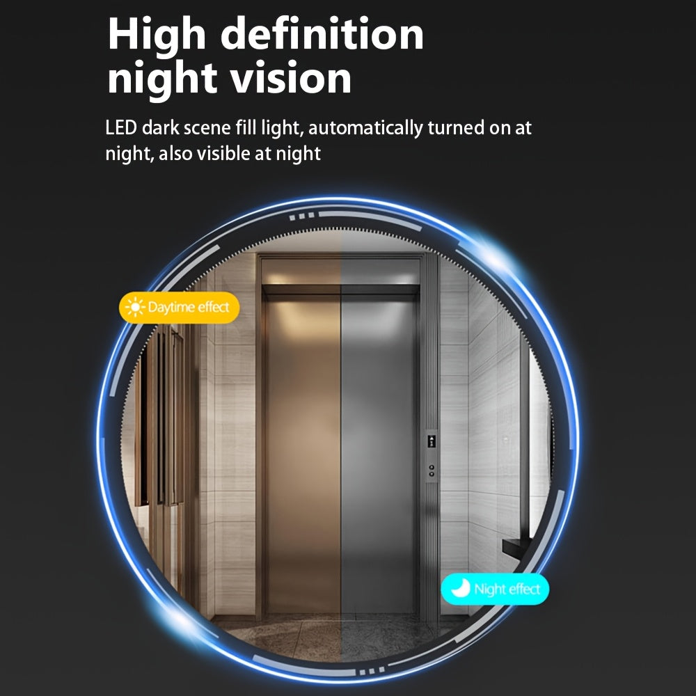 10.92cm Wireless Indoor Security Camera with Night Vision and Two-Way Audio