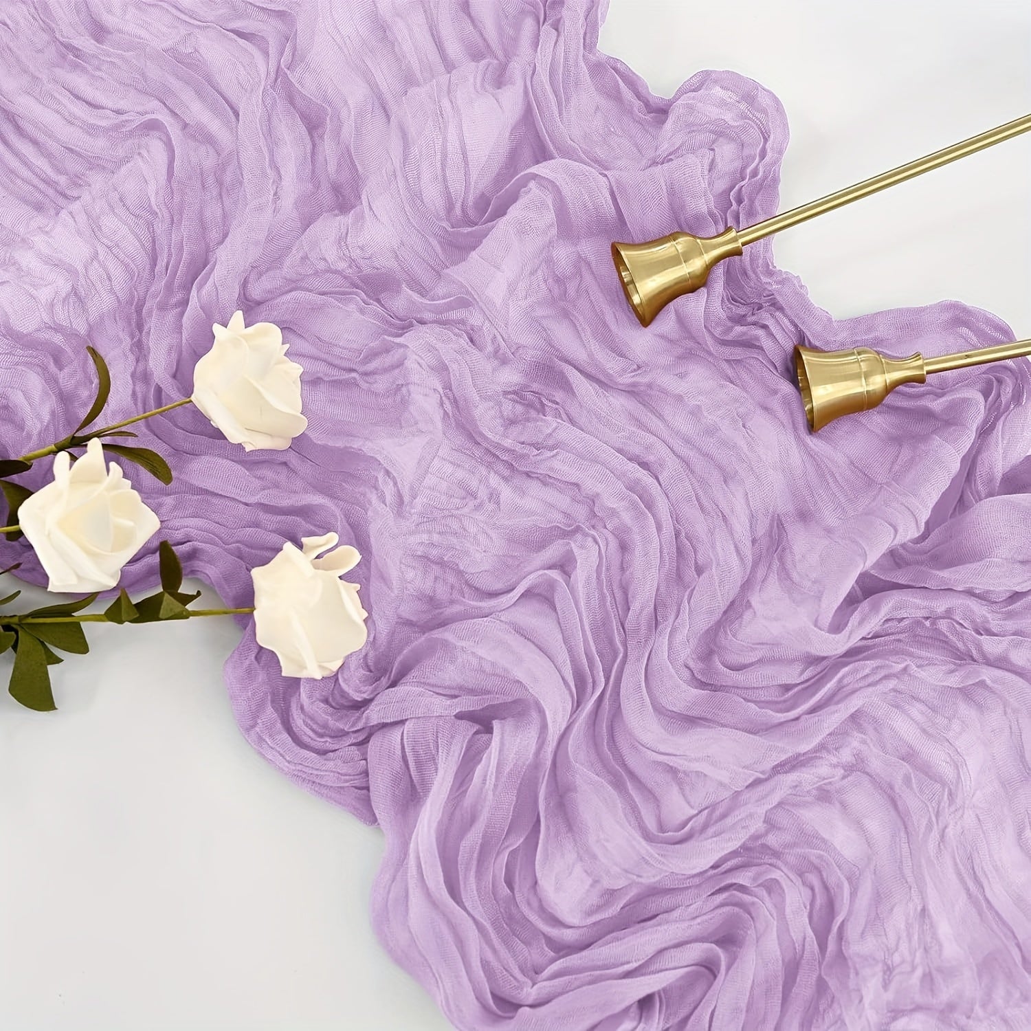 Полиэстеровая дорожка для стола для свадеб и вечеринок, романтический дизайн, 72 дюйма