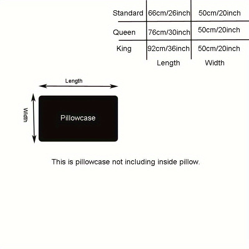 Two Pieces Satin Pillowcases Breathable Soft Envelope Design for Bedroom Sofa Home Decor