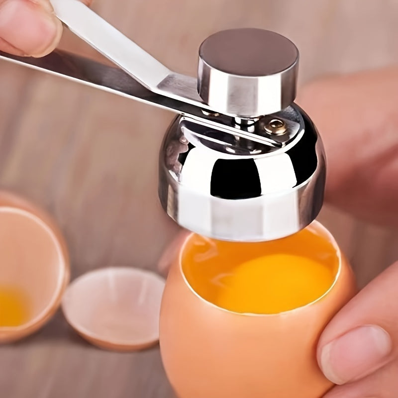 Stainless Steel Egg Opener and Separator for Household Use, 1 Piece