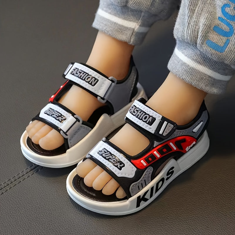 Kids' Sandals Boys Girls Spring Summer Non-Slip Soft Sole Breathable Hook-and-Loop Fastener