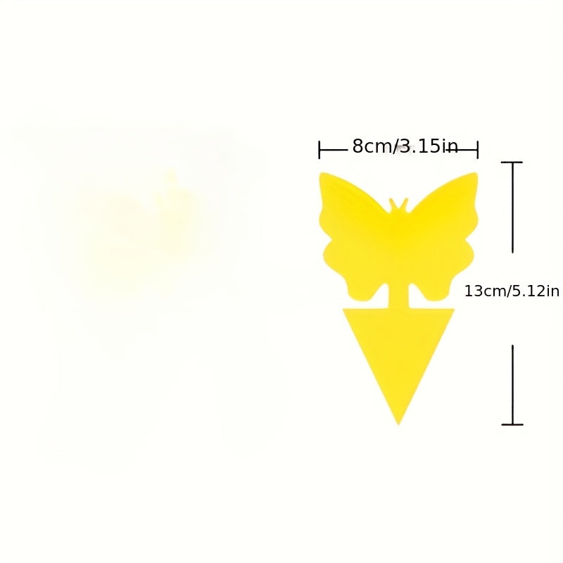 5-Pack Yellow Mosquito Killer Stickers Non-Toxic Durable PP Material