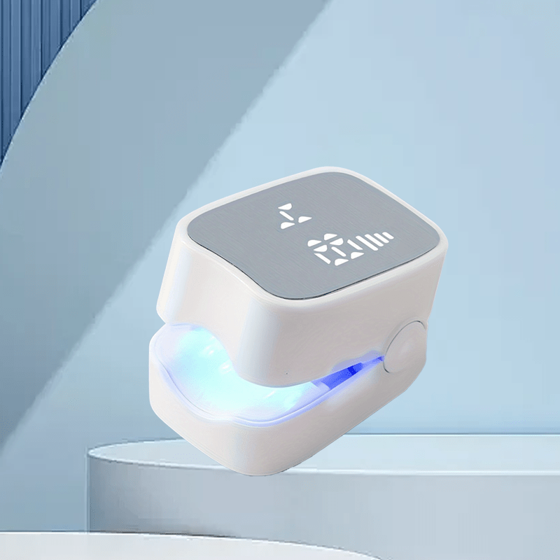 Limpiador portátil de LED para hongos en las uñas, recargable por USB, de bajo voltaje, fácil de usar