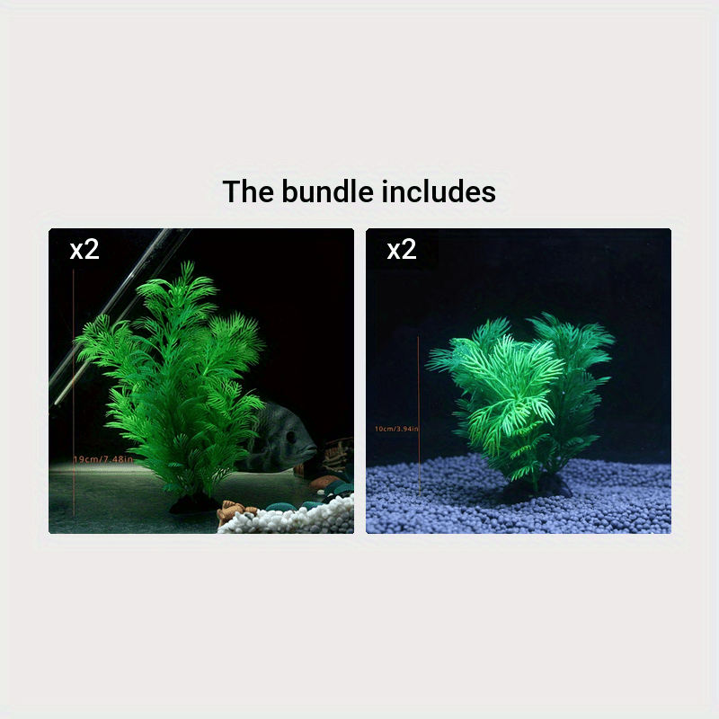 Artificial Water Weeds Aquarium Plant Decoration for Fish Tank PC Material