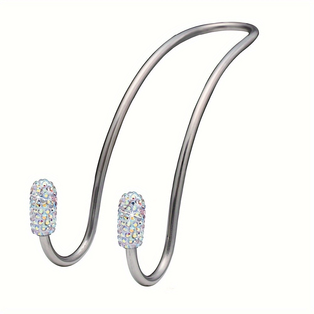 Universal Stainless Steel Crystal Hook for Car Seat Back Storage