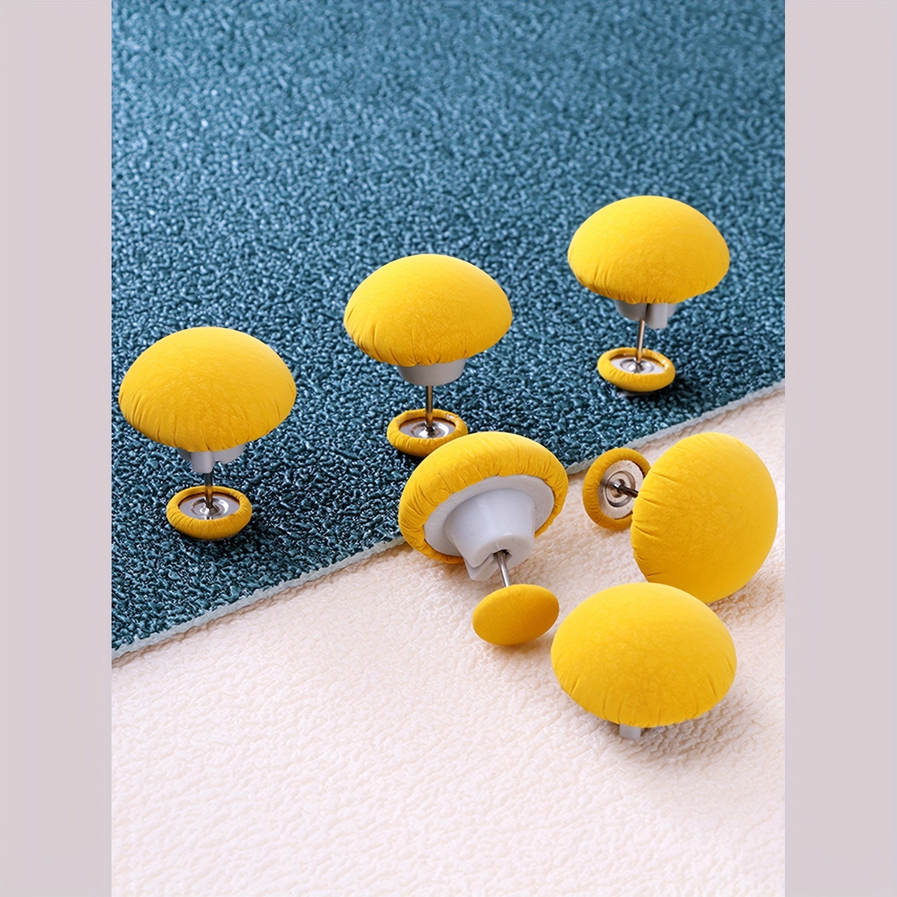 Upscale Mushroom Head Quilt Cover Curtain Fixer in Soft Faux Leather