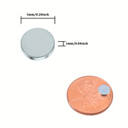 Blue Magnetic Patches 5x1mm for Whiteboards and Fridges Pack of 100