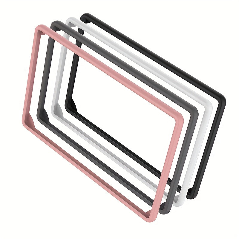 Car Dashboard Frame Silicone Fit for Sedan Universal 39.62cm Durable Black