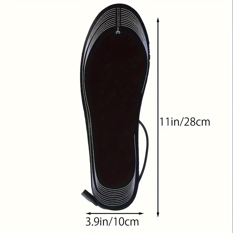 Heated Shoe Insoles for Men and Women USB Powered Washable and Cuttable