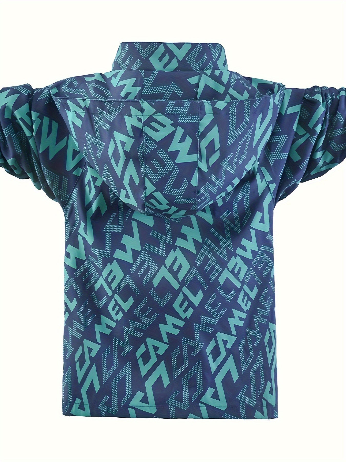 Детские мальчики длинные рукава флисовые куртки с принтом букв, застежка-молния, осень-зима, повседневные