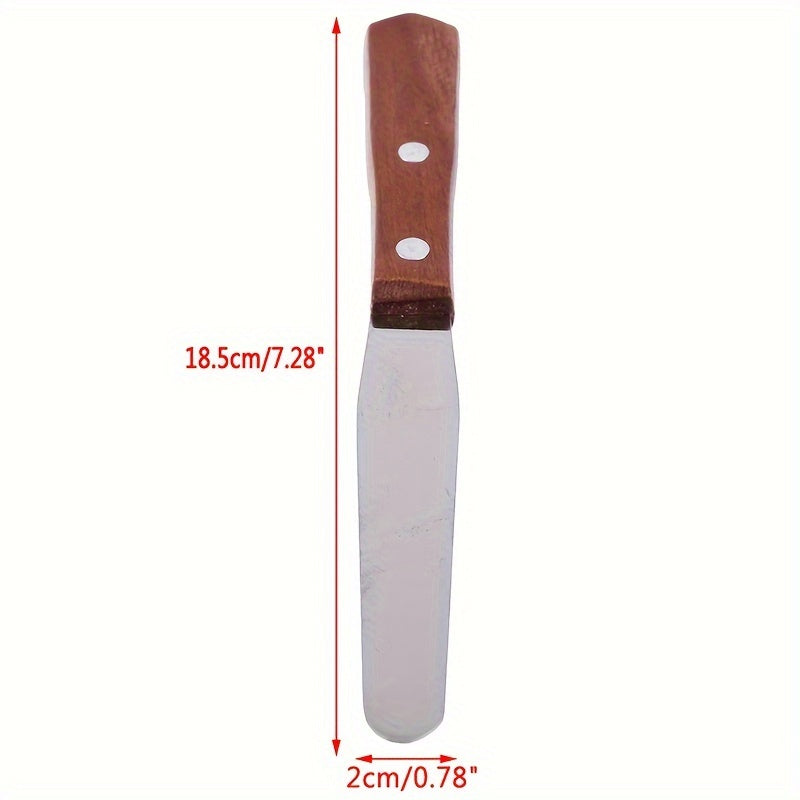 Stainless Steel Waxing Spatula Hair Removal Tool Mixing Knife Applicator