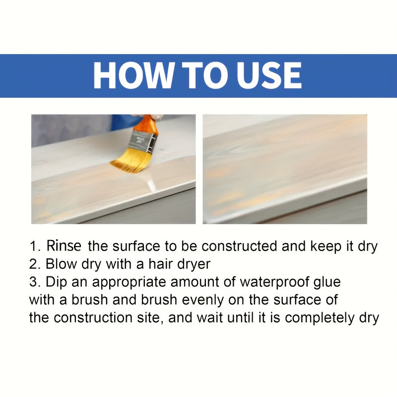 Transparent Waterproof Sealant Nanoscale Leak-Proof Coating for Rvs