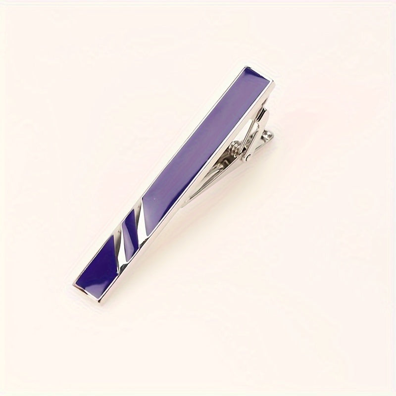 Men's Formal Business Wear Accessories Striped Tie Clip