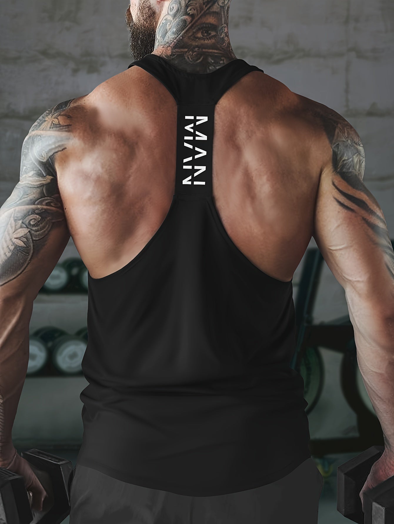Men's Breathable Sleeveless Fitness Tank Top for Casual Training Summer