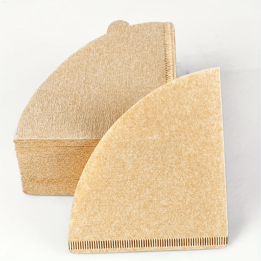 Set of 2 Conical Coffee Filter Papers 200 Sheets Wooden Pulp for Drip Coffee